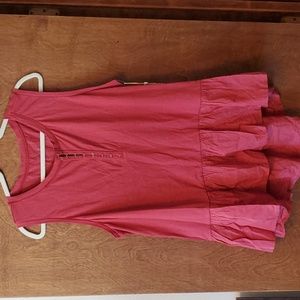 Pink Hi-low Sleeveless Top